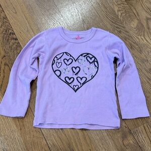 Hannah Sky Purple Heart Kids Shirt 3T